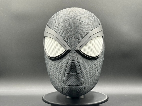 Spider-man Inspired Black Symbiote Suit Helmet/mask 3D Printed
