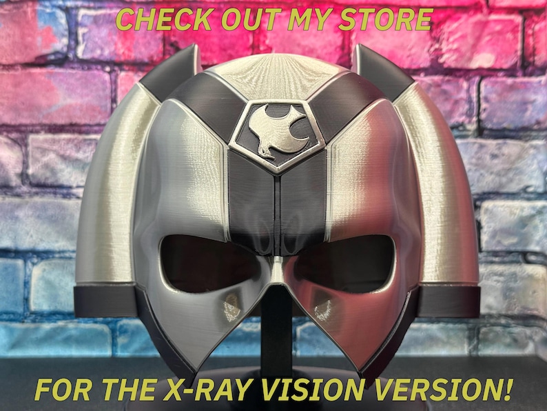Peacemaker Inspired Sonic Boom Helmet/Mask Cosplay 3D Printed image 11