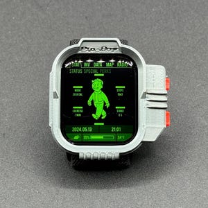 Pip Boy Cover/Faceplate For Apple Watch 3D Printed image 7
