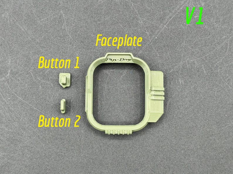 Pip Boy Cover/Faceplate For Apple Watch 3D Printed V1 - LOGO