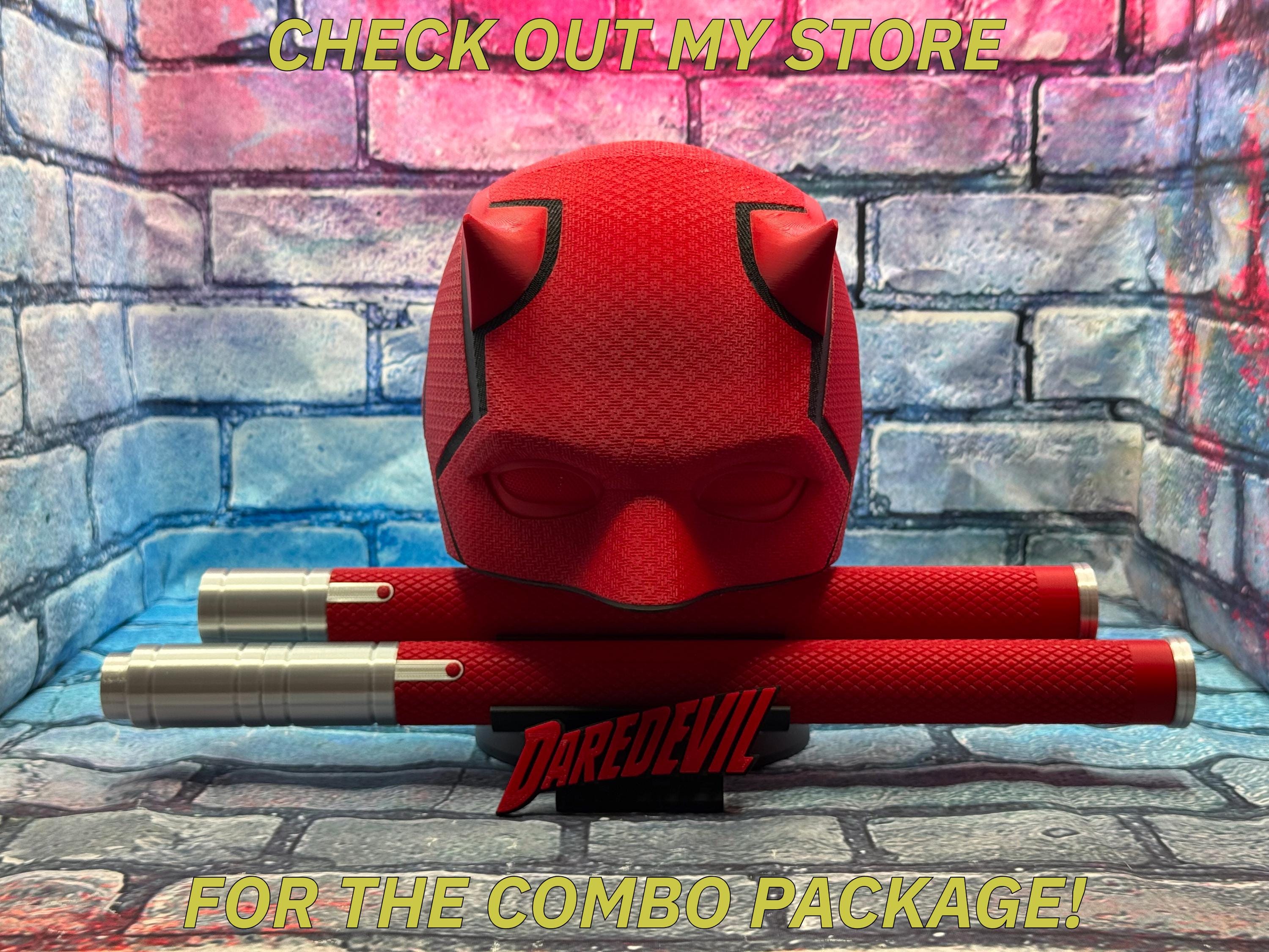 Daredevil Netflix Series Functional Clubs 3D Printed Plastic