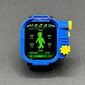 Pip Boy Cover/Faceplate For Apple Watch 3D Printed image 5