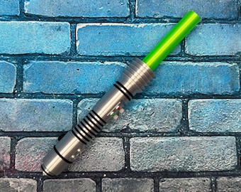 Kit op vuist geïnspireerde lichtzwaard cosplay prop met inklapbaar mes (3D-geprint)
