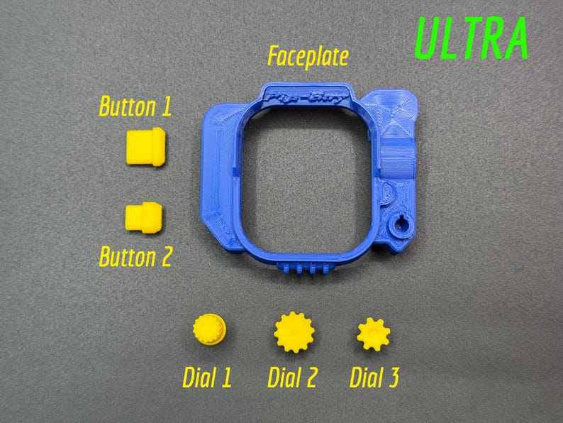Pip Boy Cover/Faceplate For Apple Watch 3D Printed ULTRA (49MM ONLY)