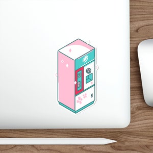 COIN CHANGE MACHINE Die-Cut Stickers Laptop Car Skateboard  Luggage Hydroflask Phone waterproof  lunchbox stickers