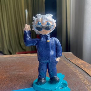 Boneco colecionável Gojo Satoru para amantes de anime
