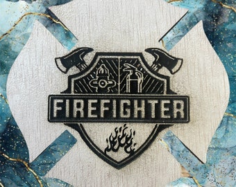 Custom Firefighter Maltese Cross Coasters