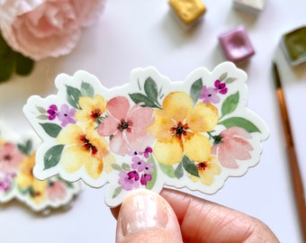 Flowers Vinyl Sticker