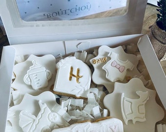 Biscuits personnalisés  naissance ou baby shower