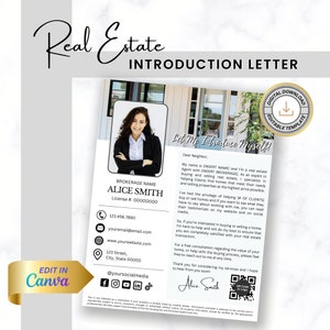 Real Estate Introduction Letter Real Estate Marketing Hello Neighbor Letter Real Estate Farming Letter Canva Template Find New Sellers