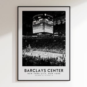 New York Islanders Barclays Center Framed Hockey Poster