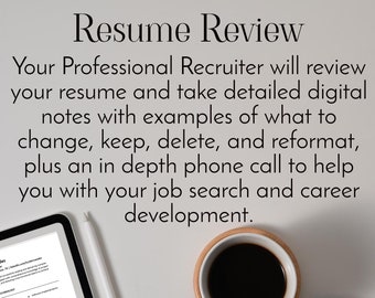 Resume Review by Professional Resume Writer and Recruiter