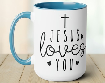 Christliche Motivationskaffeetasse Geschenk für Kirchenfreunde Religiöses Bechergeschenk Christliche Kaffeetasse für Kirchengeschenk-Kirchengeschenk