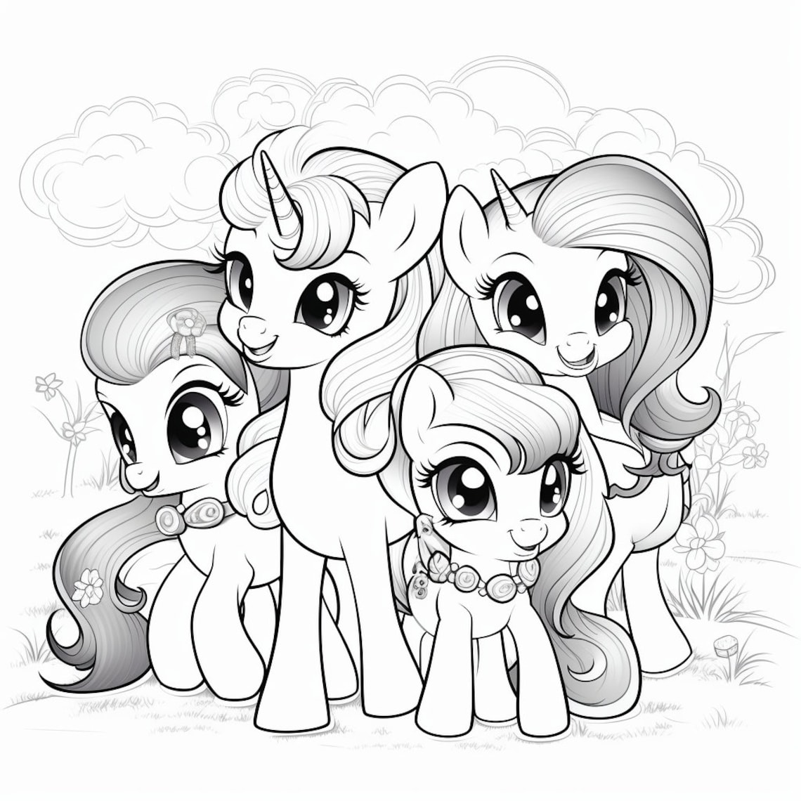 Printable Pony Pages