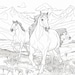 Brumby Coloring Book for Kids Snowy Mountains of Australia 84 Instant ...