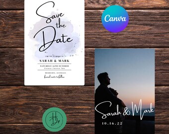 Printable Save The Date | Modern Save The Date | Save The Date Cards | Save The Date Template | Instant Download | Save The Date Invitation