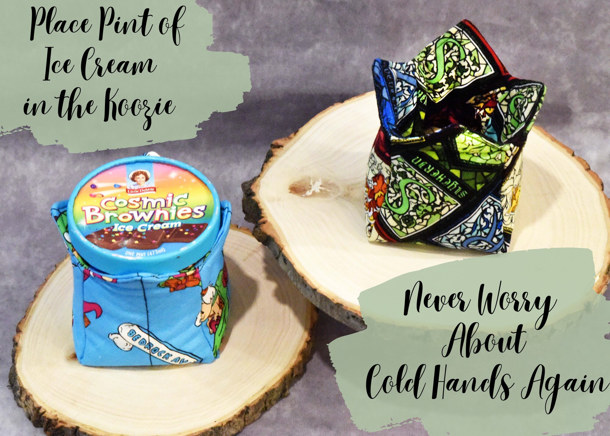 Pint Ice Cream Koozie Etsy