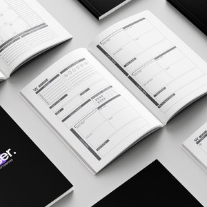 Wiser Trade Planner | Gedrukte planner voor uitvoering van daghandel | 160 pagina&#39;s | 12 weken zonder datum