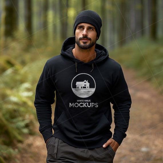 Gildan Hoodie Black Hoodie Sweatshirt Mens Gildan Heavy Blend