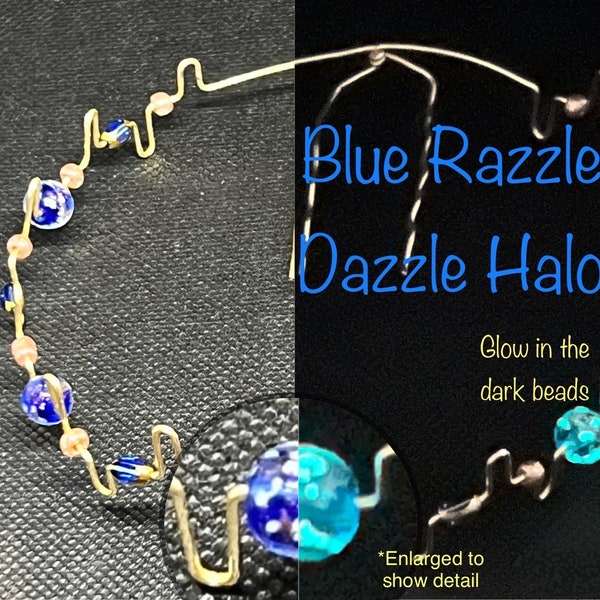 Blue Razzle Dazzle Halo