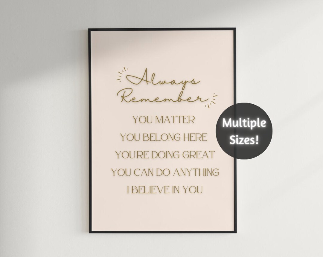 Motivational Classroom Decor Classroom Rules Sign Always - Etsy