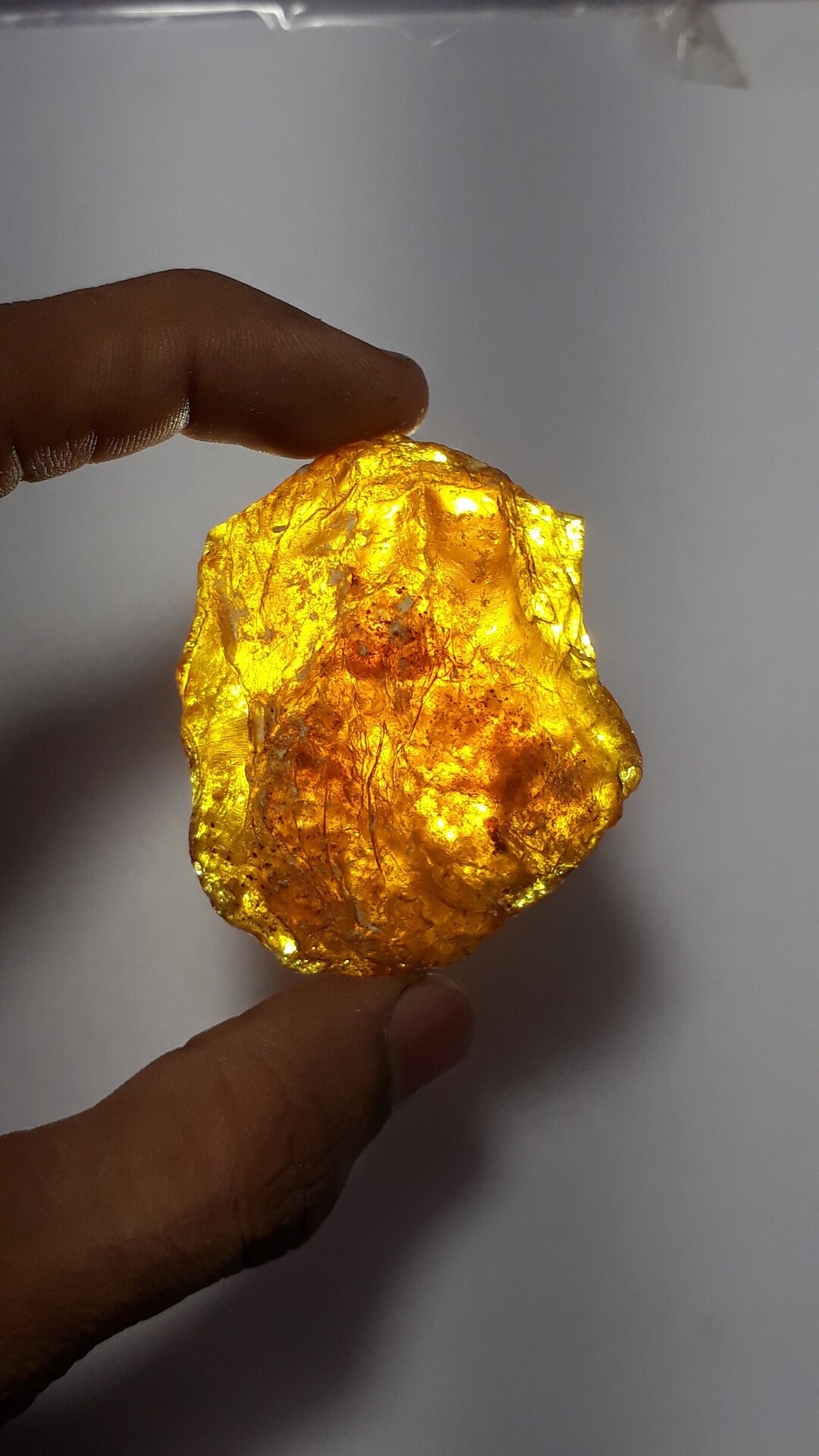 Rare Amber Stonevery Attractive Rough Ambersemi Precious - Etsy