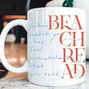 Beach Read Emily Henry Merch 11oz and 15oz Ceramic Mug