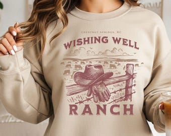 Wishing Well Ranch Sweatshirt: Chestnut Springs Bookish Crewneck
