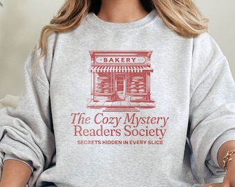 Cozy Mystery Readers Society Sweatshirt - Book Lover Crewneck