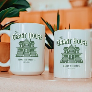 The Grant House Bookish 11oz or 15oz Ceramic Mug, Abby Jimenez Merch Book Club Gift Part of Your World Yours Truly Gift
