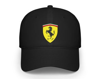 Ferrari F1 Cap baseball Merch Formula 1 Charles Leclerc and Carlos Sainz Red Scuderia Ferrari F1 team hat clothes merch