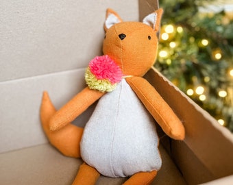 Peanut the Fox Heirloom Doll - Essex Linen