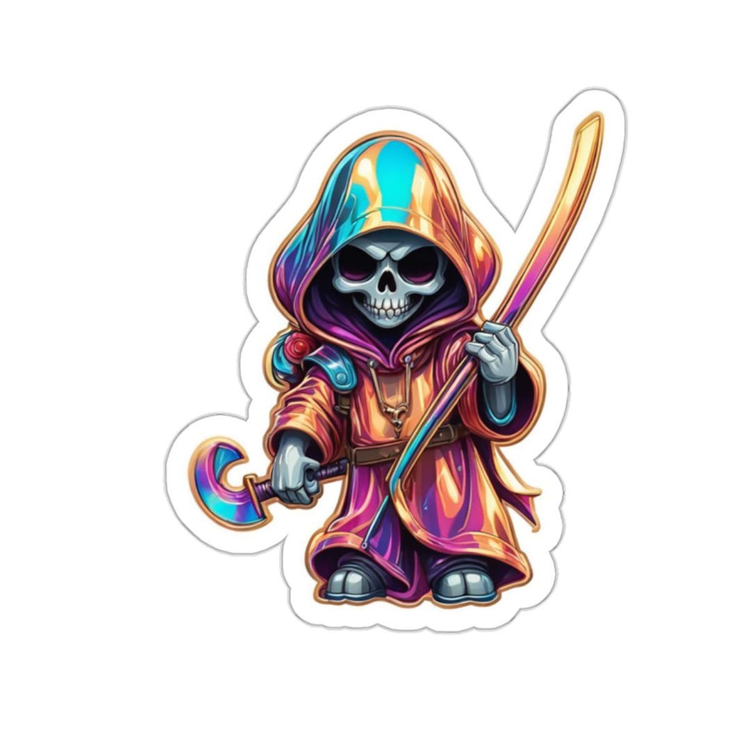 Grim Reaper Joe Death Purgatory Afterlife Premium Kiss-cut Sticker for ...