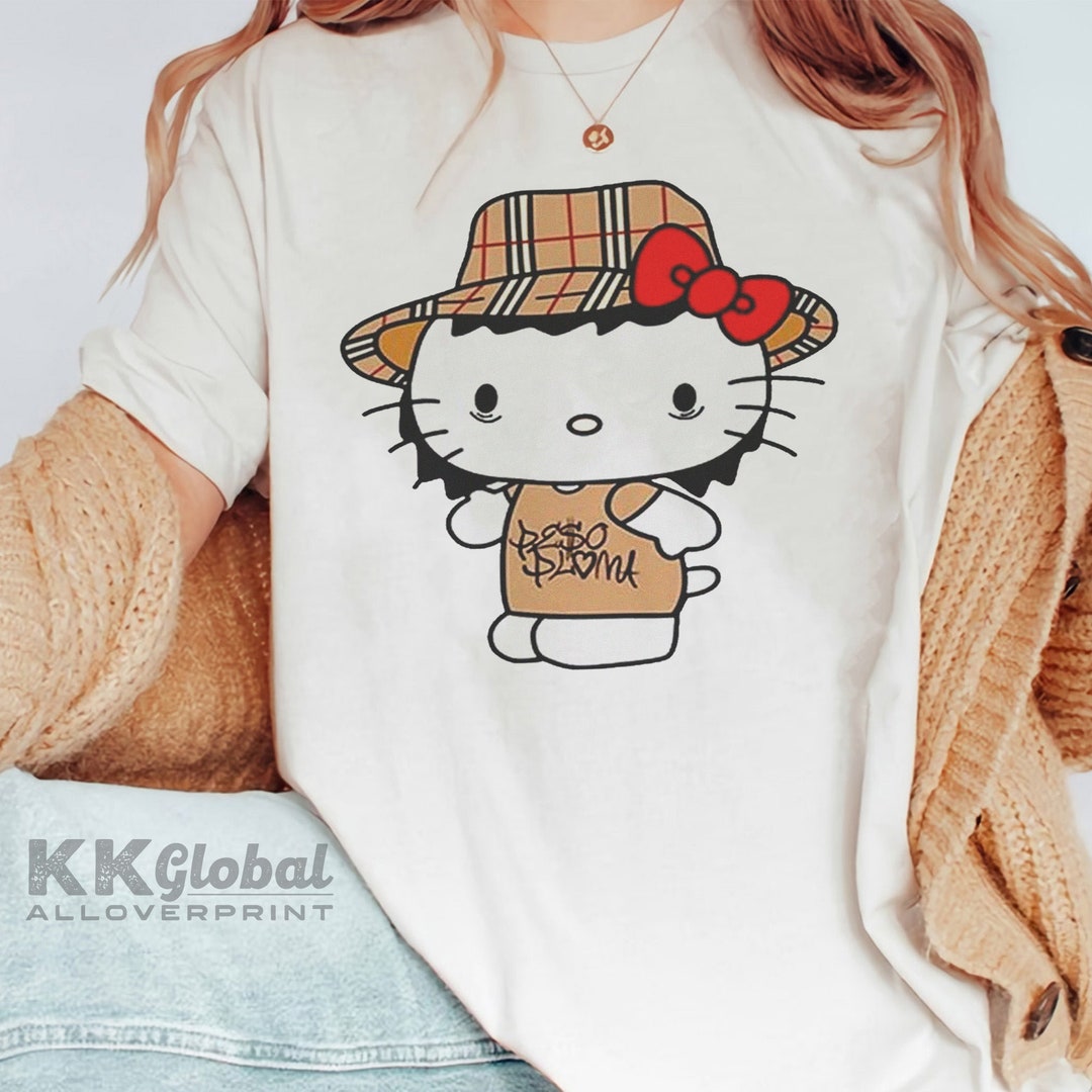 Cute Peso Pluma Hello Kitty T-shirt Pura Doble P Tour Graphic - Etsy