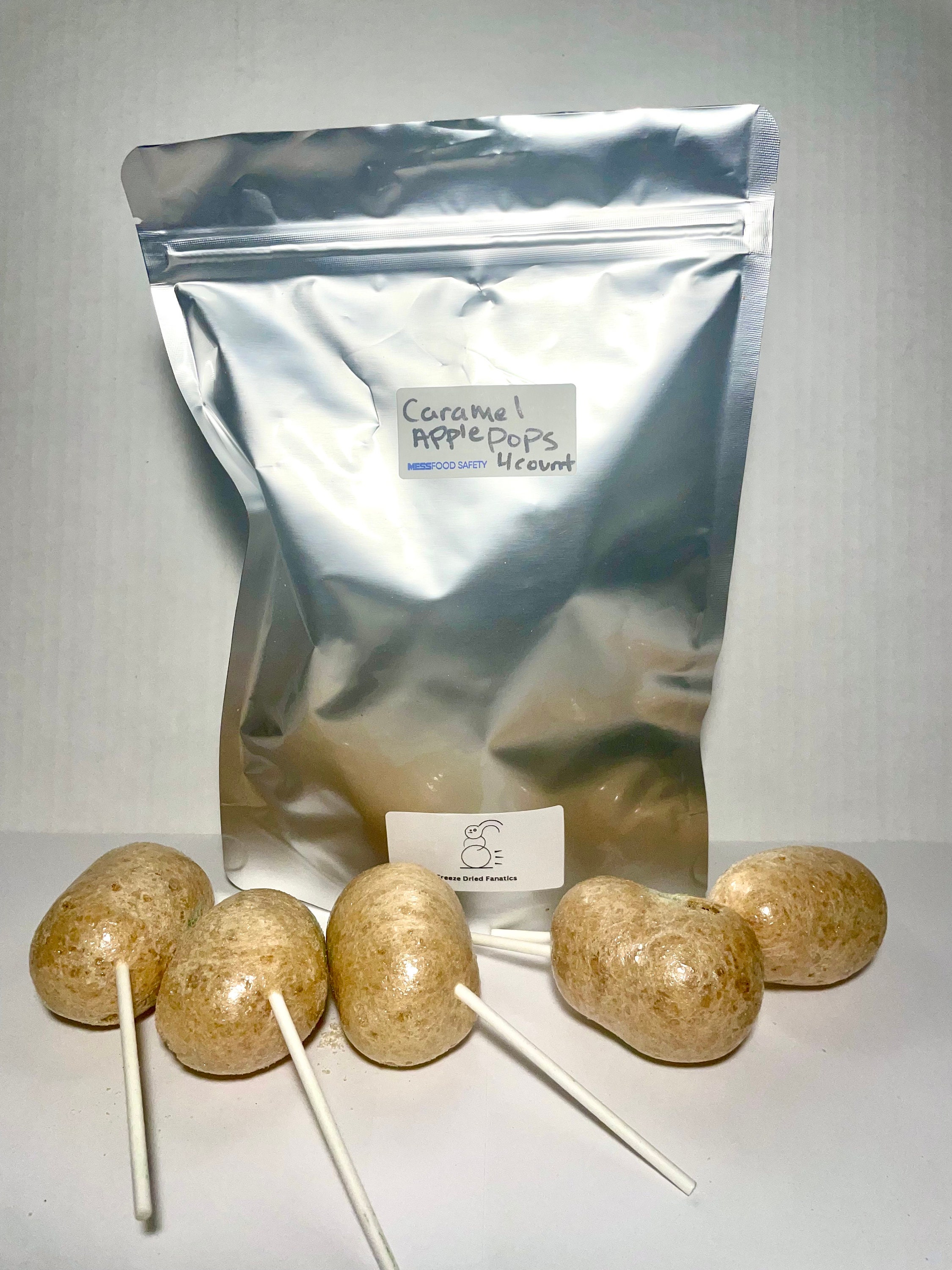 Freeze Dried Caramel Apple Lollipop Candy Party Treats Made Fresh - Etsy