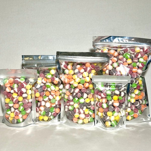 Freeze Dried Candy Sour Rainbow Crunch Party Snacks Made Fresh