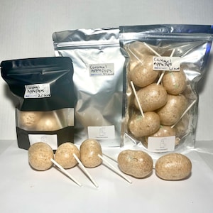 Freeze Dried Caramel Apple Lollipop Candy Party Treats Made Fresh