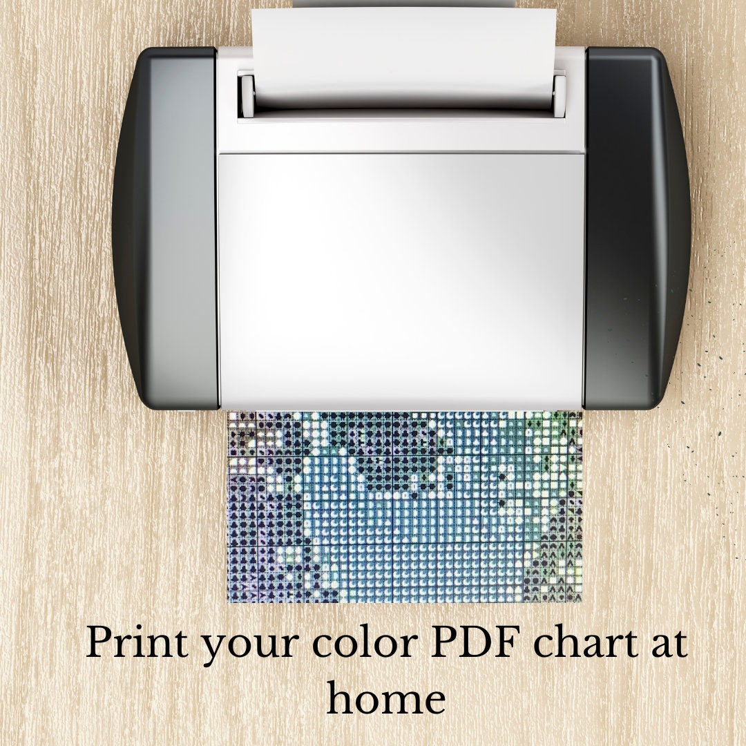 Full Coverage Counted Cross Stitch Pattern Clowder Colorful Cats ...
