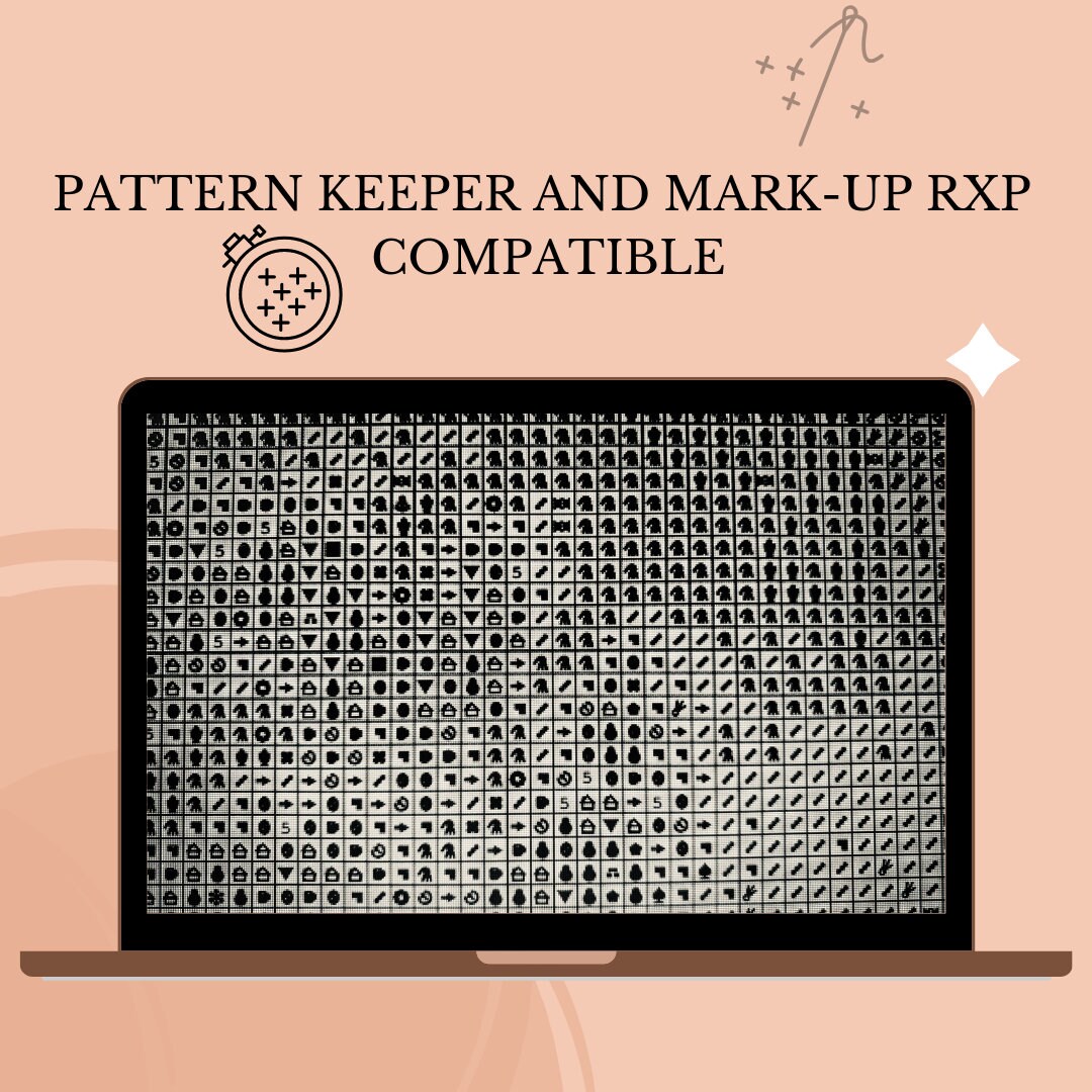 Full Coverage Counted Cross Stitch Pattern Vintage Fashion Model ...