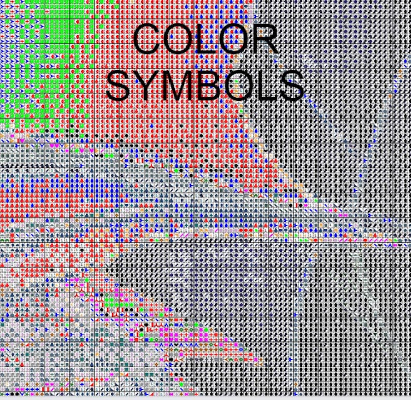 Full Coverage Counted Cross Stitch Pattern Letter K Celtic Stylish ...