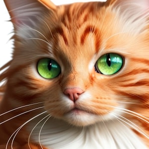 Full Coverage Counted Cross Stitch Pattern Orange Kitty Cat Instant Download PDF Pattern Keeper and MarkUp R-XP Compatible to Print at Home