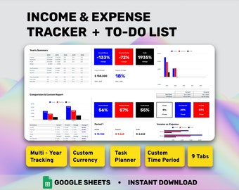 Small Business Bookkeeping Template | Income & Expense Tracker (Google Sheets)