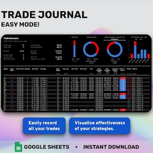 Diario de operaciones Hoja de cálculo Hojas de cálculo de Google Finanzas personales Mercado de valores Planificador financiero Seguimiento de inversiones Seguimiento de cartera de criptomonedas