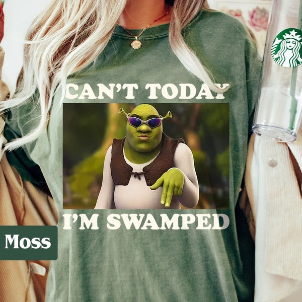 Can't Today I'm Swamped Shirt Funny Tee, Boys Tees, Vintage Graphic T-shirt