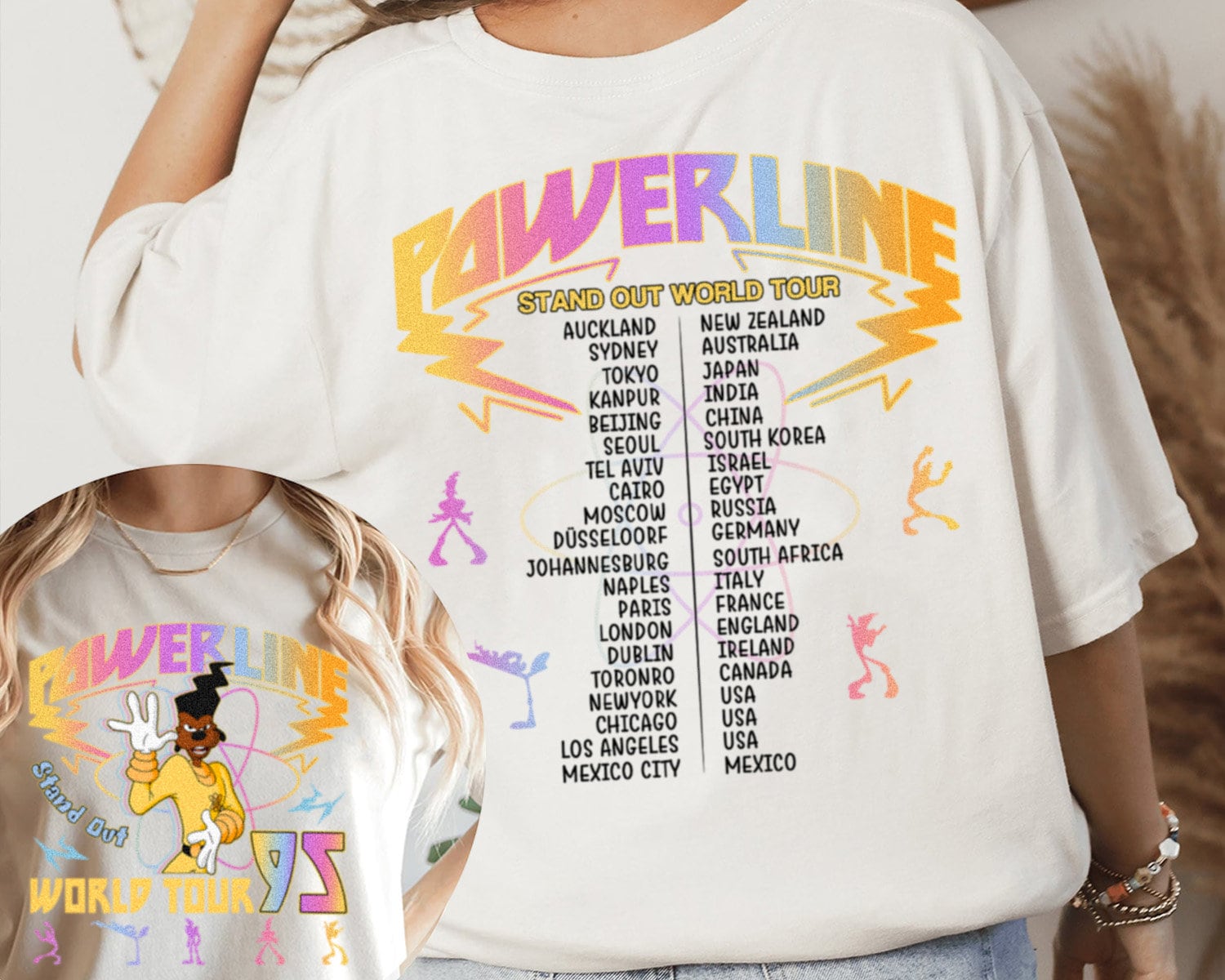 Stand Out Tee, Powerline 95 Shirt, Trip T-shirt