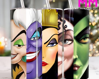 Cartoon Characters 20 oz Skinny Tumbler Png, Movies Characters 20oz Tumbler Png, Cartoon Straight and Taper Tumbler Wrap, Movies Tumbler