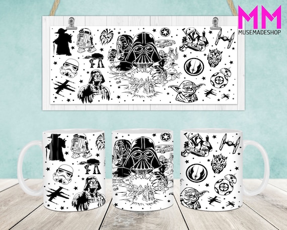 Movies Characters Mug Wrap, Superhero 11oz & 15oz Mug Template, 11oz Mug Png, 15oz Mug Png, Coffee Mugs Png, Mug Press Sublimation Wrap