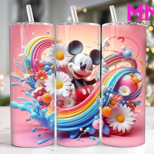 3D Cartoon 20 oz Skinny Tumbler Png, Cartoon Characters 20oz Tumbler Png, Movies Straight and Taper Tumbler Wrap, 20oz Tumbler Wrap