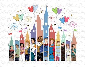 Vintage Prince Castle Png, Prince Vacation Png, Magic Kingdom Png, Family Vacation Png, Family Trip, Mouse Castle Png, Vacay Mode Png