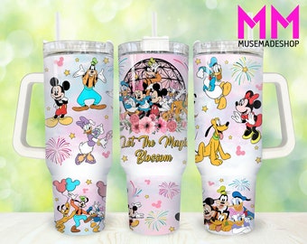 Cartoon Characters 40oz Tumbler Png, Cartoon Tumbler 40oz Png, Movies Characters 40oz Tumbler Wrap,Mouse 40oz Quencher Tumbler